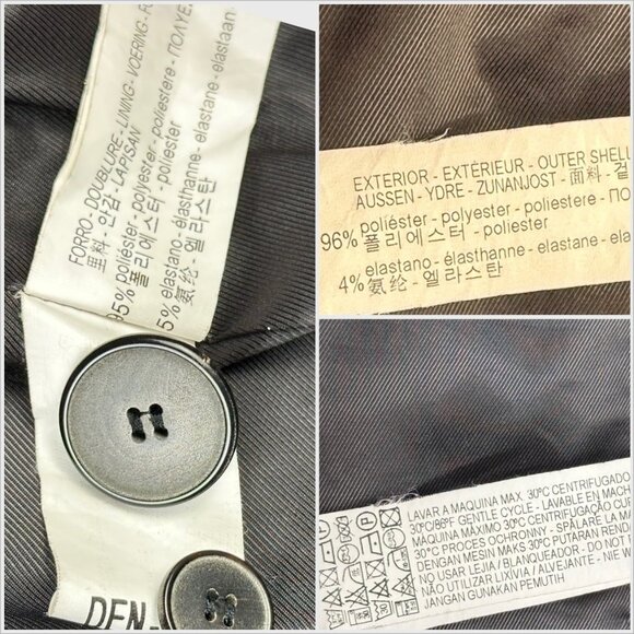 ZARA Woman Floral Tapestry Blazer Jacket Longline Single Button Size SX - Picture 8 of 9